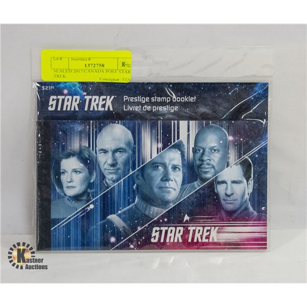 SEALED 2017 CANADA POST STAR TREK