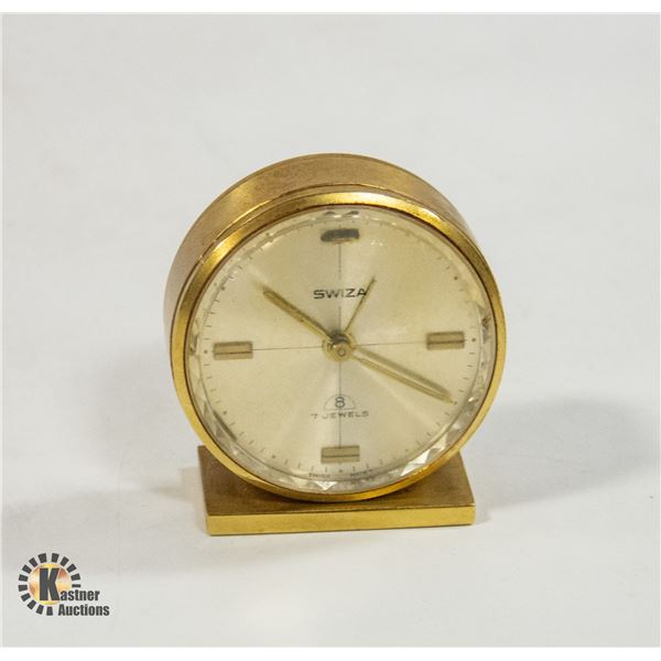 VINTAGE SWIZA ALARM CLOCK
