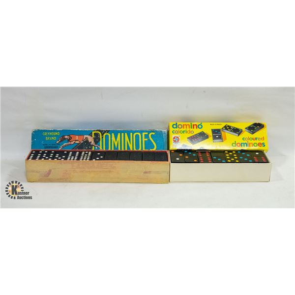 VINTAGE 1950'S GREYHOUND DOMINOES