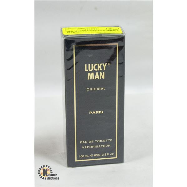 NEW SEALED LUCKY MAN ORIGINAL PARIS EAU DE