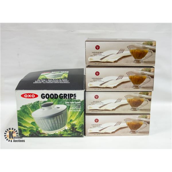 BAILIFF SEIZURE- OXO GOOD GRIPS SALAD SPINNER &