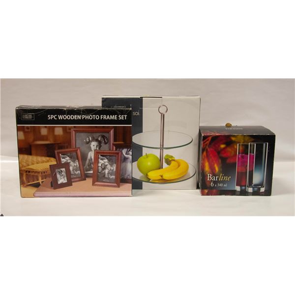 BAILIFF SEIZURE- FLAT OF HOUSEWARES; PHOTO FRAMES/