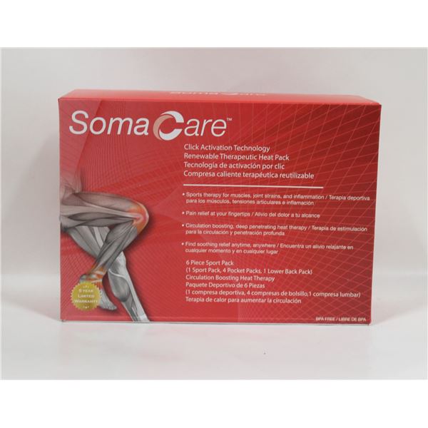 NEW 6PCS SOMA CARE SPORT CLICK ACTIVATION REUSABLE