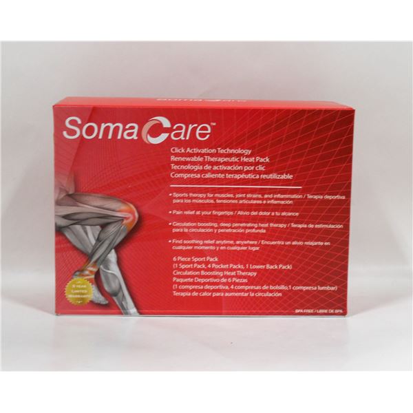 NEW BODY COMFORT REUSABLE HEAT PACKS - 6PCS SPORTS