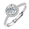 Image 1 : 2 CT GRA CERTIFIED BRILLIANT CUT MOISSANITE
