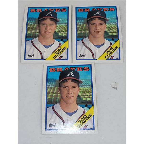 Lot of Tom Glavine Baseball Cards