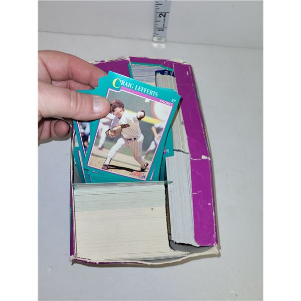 Retail Box of Vintage Baseballs Cards - Estate Find