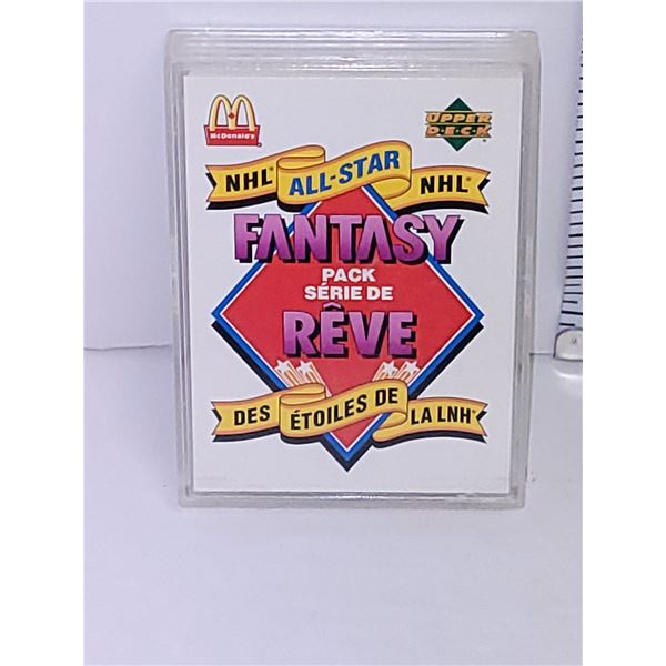 Vintage McDonalds 1993 Upper Deck Hockey Cards in Hard Plastic Case