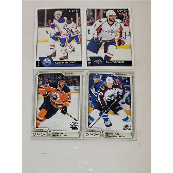 Lot of 2 Box Bottoms - McDaivd | MacKinnon | Ovechkin