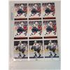 Image 1 : Sheet of Peter Schaefer Hockey Cards