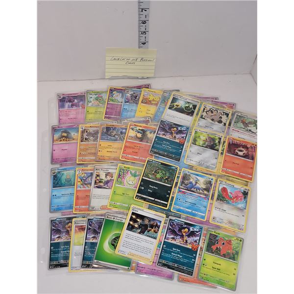 Large Lot of 108 Pokemon Cards