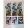 Image 1 : Sheet of 9 NHL Auto Cards