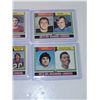 Image 3 : Lot of 4 Vintage Topps NFL Leader Cards in Top Loaders