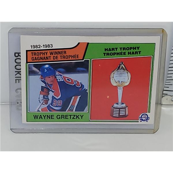 1983-1984 OPC Wayne Gretzky Card in Top Loader