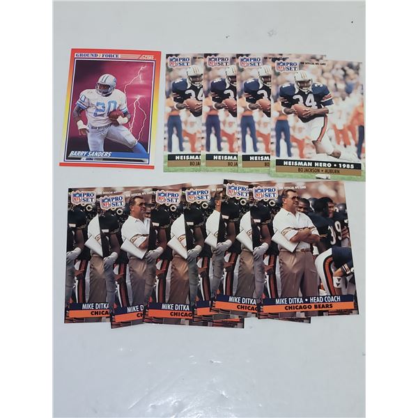 Lot of NFL Football Star Cards Mint