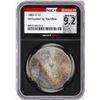 Image 1 : 1883-O $1 Morgan Silver Dollar Coin NGCX Mint State 9.2 VaultBox Amazing Toning