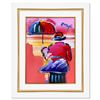 Image 1 : Peter Max "Umbrella Man" Original Mixed Media on Paper