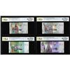 Lot of 2014 Kuwait 1/4, 1/2, 1 & 5 Dinar Notes PCGS Gem Uncirculated 66PPQ