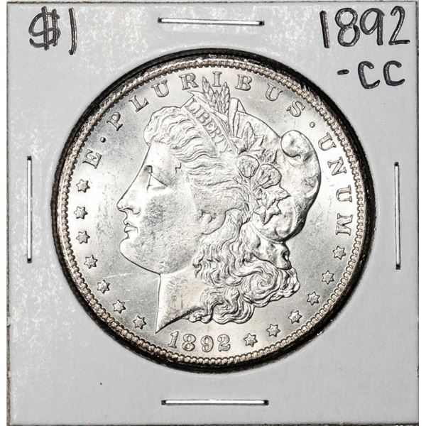 1892-CC $1 Morgan Silver Dollar Coin