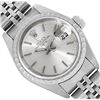 Rolex Ladies Stainless Steel Silver Index Date Wristwatch