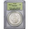 Image 2 : 1882-S $1 Morgan Silver Dollar Coin PCGS MS64DMPL Old Green Holder