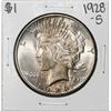 1928-S $1 Peace Silver Dollar Coin