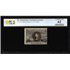 1863 Second Issue Fifty Cents Fractional Currency Note Fr.1322 PCGS Uncirculated 62