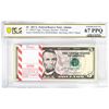 Image 1 : Pack 2017A $5 Federal Reserve STAR Notes Atlanta Fr.1998-F* PCGS Superb Gem UNC 67PPQ