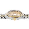 Image 5 : Rolex Mens Two Tone Champagne Index Datejust Wristwatch With Rolex Box