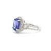 Image 3 : 14KT White Gold 3.00 ctw Tanzanite and Diamond Ring