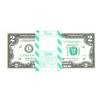 Pack of (100) Consecutive 2017A $2 Federal Reserve Star Notes San Francisco