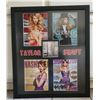 Image 1 : Taylor Swift signed CD cover in a 24” x 28” framed display.  Global Authentics COA