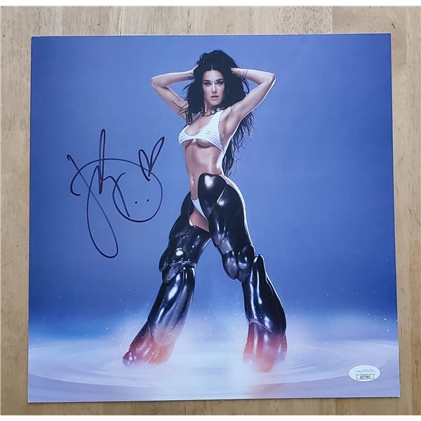 Katy Perry Autographed 12x12 Photo insert with 143 Album.  JSA COA.