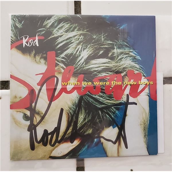 Rod Stewart  Autographed CD Cover.  JSA COA.