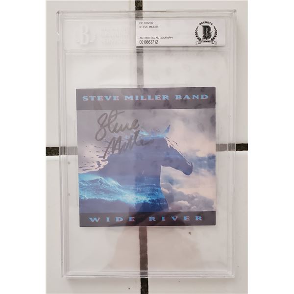 Steve Miller  Autographed CD Cover.  Beckett COA.