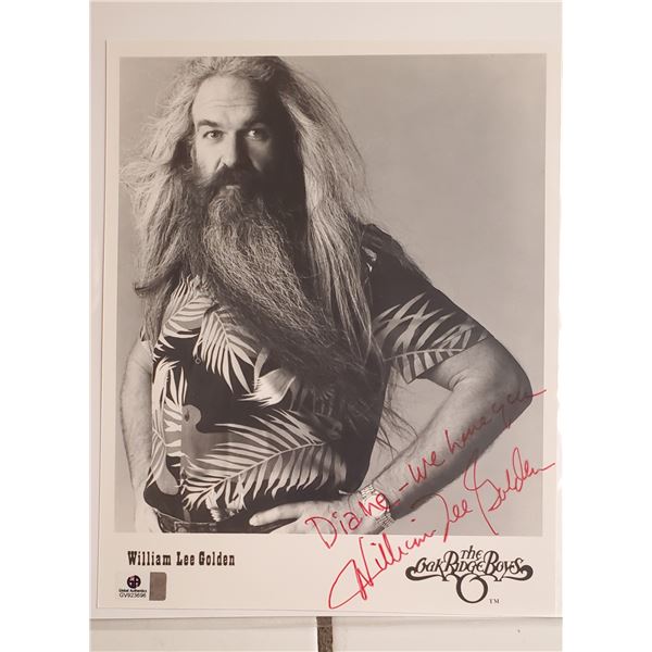 William Lee Golden Autographed 8” x 10” Photograph.  Global Authentics COA.