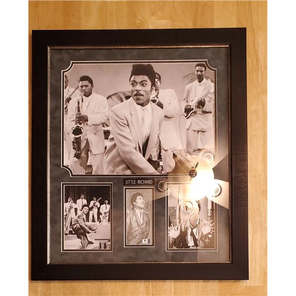 Little Richard   24” x 28” Framed Display.  Global Authentics LOA.