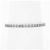Image 2 : 14k White Gold .60 ctw Channel Set Round Diamond Eternity Stack Wedding Band Rin