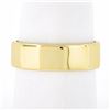Image 1 : 14k Yellow Gold 5.8mm Wide Polished Faceted Eternity Stack Wedding Band Ring