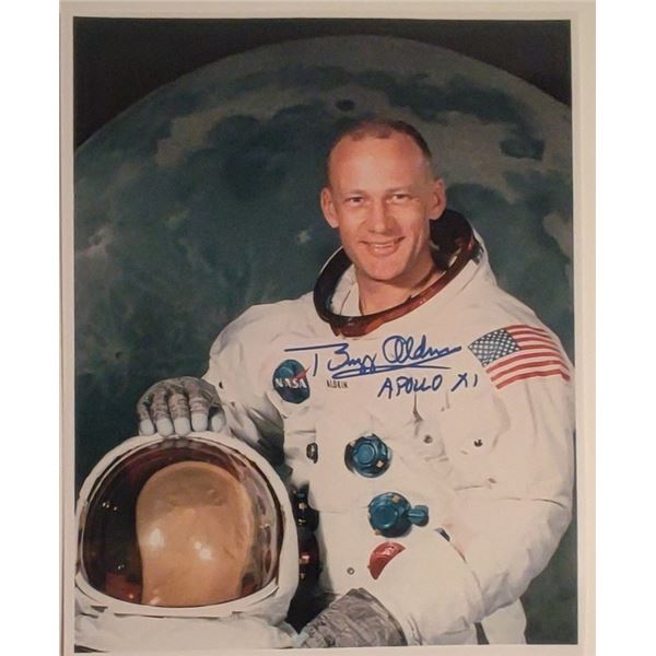 Buzz Aldrin signed photograph