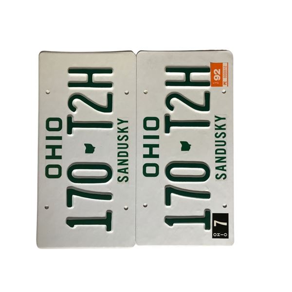 Diggstown Fitz (Oliver Platt) License Plates Movie Props