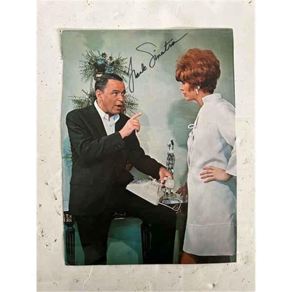 Frank Sinatra Signed Magazine Page