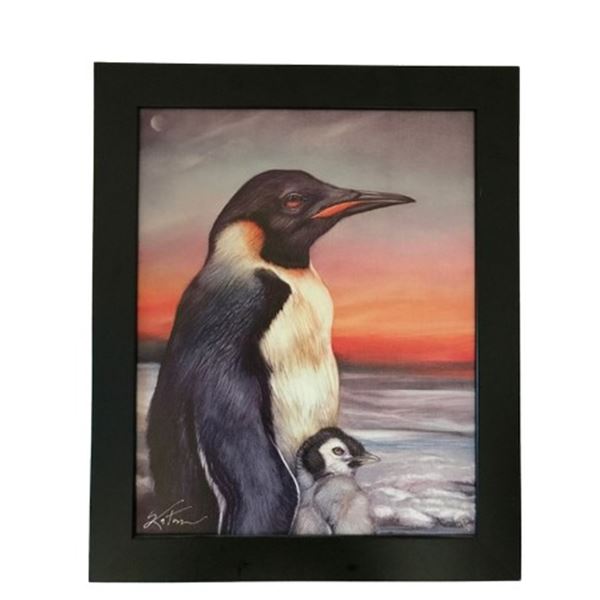 Royal Penguin by artist Martin Katon Signed and Numbered