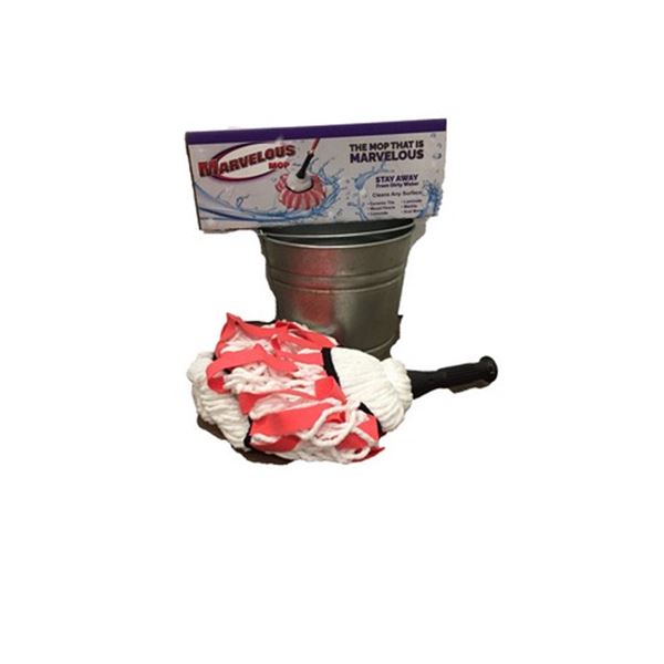 Father Stu (Mark Wahlberg) Hero Mop & Bucket Movie Props