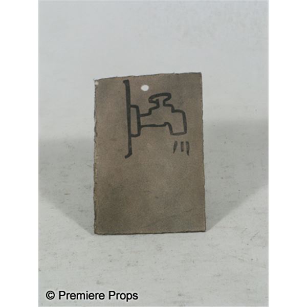 Book of Eli Water Ration sign Movie Props