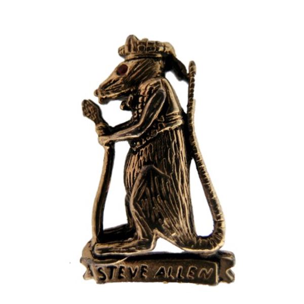 Steve Allen Personally Owned Rat Pack Pin Entertainment Memorabilia