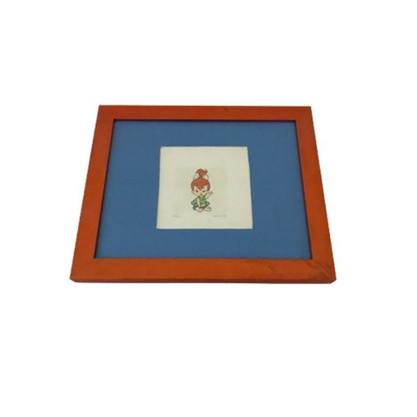 The Flintstones: Pebbles Limted Edition Etching