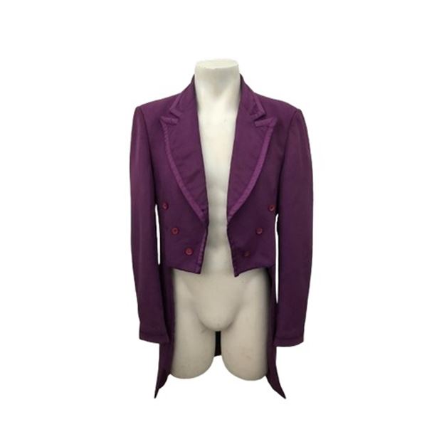 Joker Style Purple Tuxedo Costume Jacket