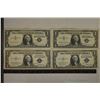 Image 1 : 1935-E, 35-F,57 & 1957-A US $1 SILVER CERTIFICATES