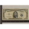 Image 1 : 1953-B US $5 SILVER CERTIFICATE BLUE SEAL